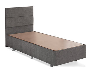 Vienos lovos pagrindas ir galvūgalis Silver - Grey (80 x 180) hind ja info | Voodid | kaup24.ee