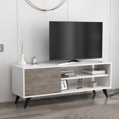 Televizijos vienetas Venga - White, Dark Grey hind ja info | TV alused | kaup24.ee