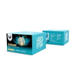 SUNARI Solar Lamp LED FLS-70 Lotus Flower Blue 3000K 600mAh Ni-MH Forever Light цена и информация | Люстры | kaup24.ee