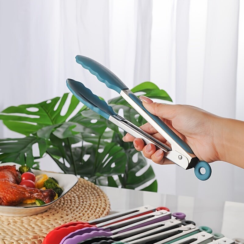 '1pc silicone nuɖaƒe tongs 22.86 cm' цена и информация | Köögitarbed | kaup24.ee