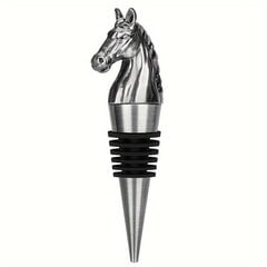 '1 tk Horse Headi veinikork (1,1"x3,9") metallist šampanjapudeli sulgur Joogi säilitusaine Elegantne baaritarviku kodukaunistus' hind ja info | Köögitarbed | kaup24.ee