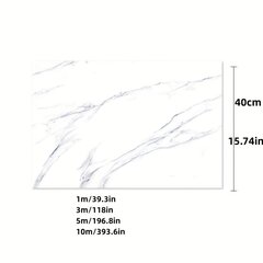 '1 tk marmorist kontaktpaber Marmormustriga tapeet Kleepuv tapeet köögikapi mööblile veekindel kontaktpaber köögi jaoks Dekoratiivne marmorkleebis Õlikindel kleebis Kodukaunistus Köögikaunistus' hind ja info | Köögitarbed | kaup24.ee
