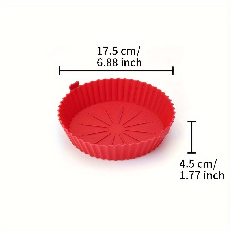 '1pc foldable silicone ya fryer mat ya fryer liner ya fryer silicone ze' hind ja info | Ahjuvormid ja küpsetustarvikud | kaup24.ee