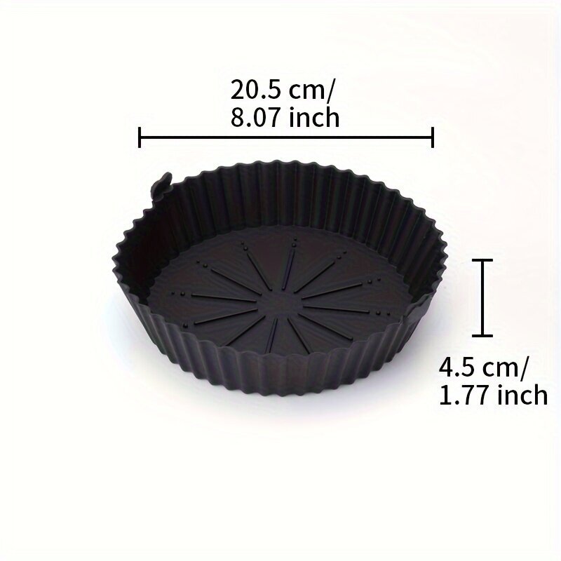 '1pc foldable silicone ya fryer mat ya fryer liner ya fryer silicone ze' hind ja info | Ahjuvormid ja küpsetustarvikud | kaup24.ee