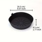 '1pc foldable silicone ya fryer mat ya fryer liner ya fryer silicone ze' hind ja info | Ahjuvormid ja küpsetustarvikud | kaup24.ee