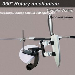 '1 tk noateritaja tööriist 360° pöörlev ümberpööratav disain Fikseeritud nurga teritusservade terituskomplekt Professionaalne noateritaja Kööginoa teritussüsteem Teljed Käärid Köögitööriistad' hind ja info | Köögitarbed | kaup24.ee