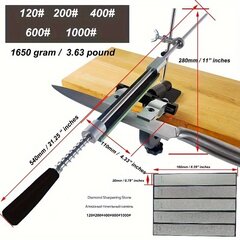 '1 tk noateritaja tööriist 360° pöörlev ümberpööratav disain Fikseeritud nurga teritusservade terituskomplekt Professionaalne noateritaja Kööginoa teritussüsteem Teljed Käärid Köögitööriistad' hind ja info | Köögitarbed | kaup24.ee