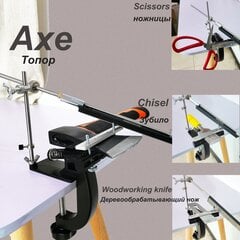 '1 tk noateritaja tööriist 360° pöörlev ümberpööratav disain Fikseeritud nurga teritusservade terituskomplekt Professionaalne noateritaja Kööginoa teritussüsteem Teljed Käärid Köögitööriistad' hind ja info | Köögitarbed | kaup24.ee