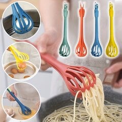 '1 tk Multifunktsionaalne 3-in-1 munavahustaja piimasegisti pasta-pastatangid Käsitsi toidutangid Munavalgeeraldaja küpsetustööriist Kooremikser Salatiriist Köögividinad 27,99 cm × 7,01 cm' hind ja info | Köögitarbed | kaup24.ee