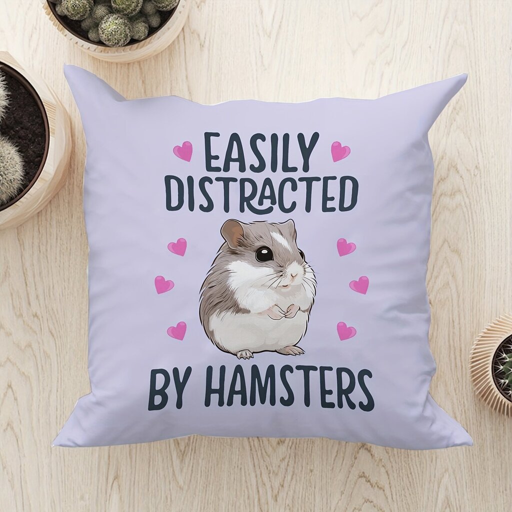 '1pc vivi hamster polyester akɔtaɖonu nutsyɔnu' цена и информация | Dekoratiivpadjad ja padjakatted | kaup24.ee