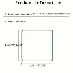 '1 шт., хлопковое одеяло с милым принтом, обеденное одеяло, шестислойное хлопково-марлевое одеяло высокой плотности, приятное для кожи одеяло для дивана-кровати, офисного сна' цена и информация | Постельное белье | kaup24.ee