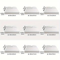 '1 многослойная водонепроницаемая простыня (без наволочки)' цена и информация | Постельное белье | kaup24.ee