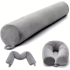 '1 tk Travel Pillow Twist mäluvahust kaelapadi, luksuslik pehme ja mugav keerdpadi, lendamine, telkimine, magamine, puhkamine, lennukipadi kaela-, vöö-, selja- ja jalapadjad, reguleeritav, kokkupandav keerdpadi' hind ja info | Voodipesu | kaup24.ee