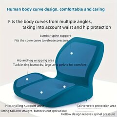 '1pc grey ergonomic design ŋkuɖodzi foam zikpui cushion pillow ʋu akɔta kpeɖeŋutɔ cushion' hind ja info | Voodipesu | kaup24.ee