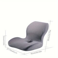 '1pc grey ergonomic design ŋkuɖodzi foam zikpui cushion pillow ʋu akɔta kpeɖeŋutɔ cushion' hind ja info | Voodipesu | kaup24.ee