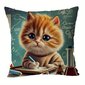 '1pc vivi cat nufiala sukuxɔ me nuƒoƒo pillow case' цена и информация | Dekoratiivpadjad ja padjakatted | kaup24.ee