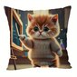 '1pc vivi cat nufiala sukuxɔ me nuƒoƒo pillow case' цена и информация | Dekoratiivpadjad ja padjakatted | kaup24.ee