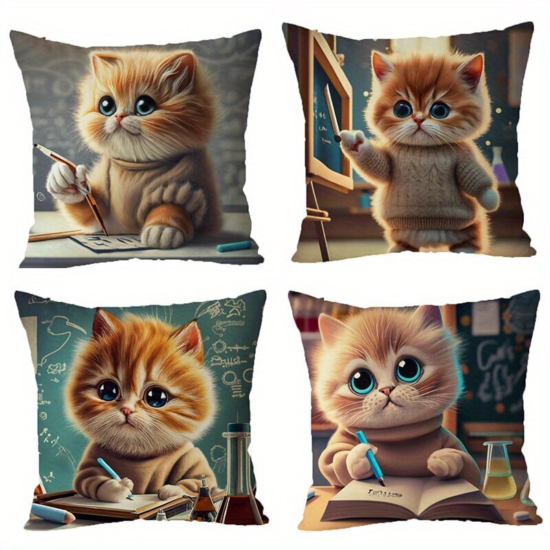 '1pc vivi cat nufiala sukuxɔ me nuƒoƒo pillow case' цена и информация | Dekoratiivpadjad ja padjakatted | kaup24.ee