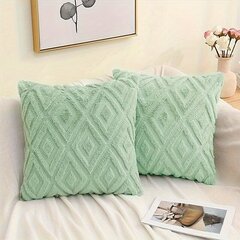 '2pcs egbegbe bɔbɔe rhombus jacquard plush ƒu gbe akɔtaɖonu nutsyɔnu sofa akɔtaɖonu nordic atsyã ɔfis akɔta akɔtaɖonu abadzivɔ cushion ʋu ƒu gbe akɔtaɖonu nutsyɔnu' hind ja info | Voodipesu | kaup24.ee