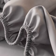 '1pc kekeli grey brushed fitted agbalẽ (manɔmee pillowcase)' hind ja info | Voodipesu | kaup24.ee