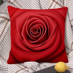 '1 tk Red Rose Heart padja kate Ruumi sisekujundus Magamistoa sisustus Diivan Autodekoratsioon 45x45cm Tõmblukk Kahepoolne trükkimine Ilma Padjapüürita' hind ja info | Voodipesu | kaup24.ee