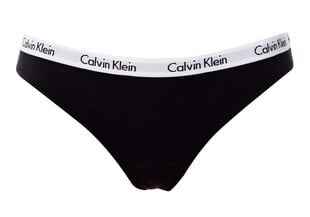 CALVIN KLEIN NAISTE BIKIINIPÜKSID, 3 PAARI, MUST QD3588E-001 13195 hind ja info | Naiste aluspüksid | kaup24.ee