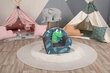 Laste tugitool Delsit Dinosaur, sinine/roheline hind ja info | Lastetoa kott-toolid, tugitoolid ja tumbad | kaup24.ee