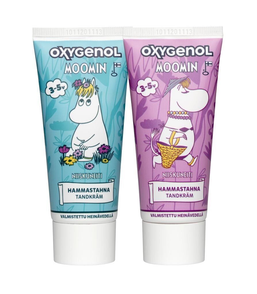 Laste geel-hambapasta Muumi Oxygenol (2-6 a.), 50 ml цена и информация | Laste ja ema kosmeetika | kaup24.ee