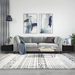 vidaXL kohvilaud 2 tk, must, 50 x 46 x 35 cm, tehispuit цена и информация | Журнальные столики | kaup24.ee