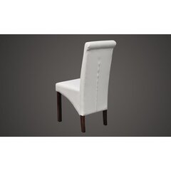 Söögitoa toolid 4 tk antiikne valge цена и информация | Стулья для кухни и столовой | kaup24.ee
