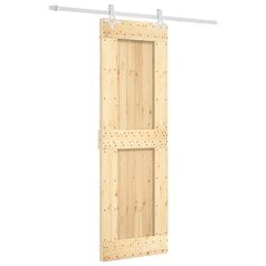 vidaXL liuguks tarvikutega, 70 x 210 cm, männipuit цена и информация | Межкомнатные двери | kaup24.ee