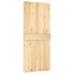 vidaXL liuguks tarvikutega, 90 x 210 cm, männipuit цена и информация | Межкомнатные двери | kaup24.ee