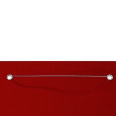 vidaXL rõdusirm, punane, 120 x 240 cm, Oxfordi kangas цена и информация | Зонты, маркизы, стойки | kaup24.ee