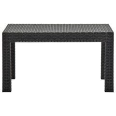 vidaXL aialaud antratsiithall, 58 x 58 x 41 cm, PP цена и информация | Садовые столы и столики | kaup24.ee