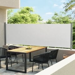 vidaXL lahtitõmmatav terrassi külgsein, 140 x 600 cm, kreemjas цена и информация | Зонты, маркизы, стойки | kaup24.ee