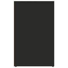 vidaXL kosmeetikakapp, must, 80 x 40 x 65 cm, tehispuit hind ja info | Elutoa väikesed kapid | kaup24.ee