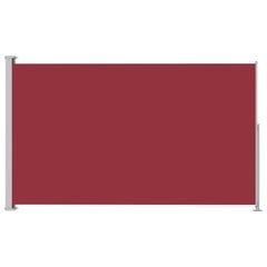 vidaXL lahtitõmmatav terrassi külgsein, 200 x 300 cm, punane цена и информация | Зонты, маркизы, стойки | kaup24.ee