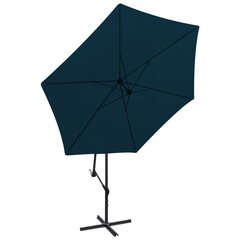 vidaXL konsooldisainiga päikesevari 3 m, sinine цена и информация | Зонты, маркизы, стойки | kaup24.ee