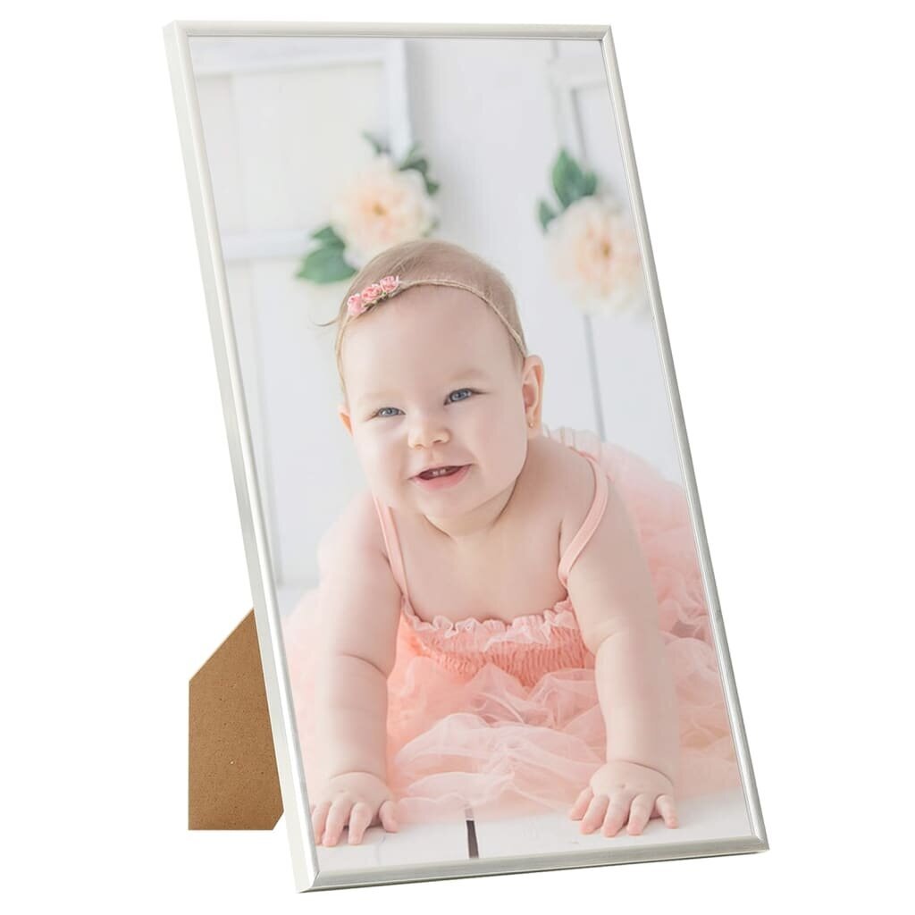 332157 vidaXL Photo Frames Collage 3 pcs for Table Silver 13x18cm MDF цена и информация | Pildiraamid | kaup24.ee