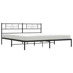 Metallist voodiraam peatsiga vidaXL, 183x213 cm цена и информация | Кровати | kaup24.ee