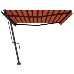 vidaXL iseseisev automaatne varikatus, 500 x 300 cm, oranž/pruun цена и информация | Зонты, маркизы, стойки | kaup24.ee