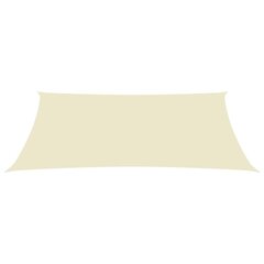 vidaXL oxford-kangast päikesepuri, ristkülik, 5 x 7 m kreemjas цена и информация | Зонты, маркизы, стойки | kaup24.ee