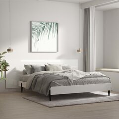 vidaXL seinale kinnitatav voodipeats, kõrgläikega valge, 240x1,5x80 cm цена и информация | Кровати | kaup24.ee