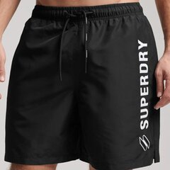 Meeste Superdry Code Apllque 19inch ujumispüksid spordipüksid sportlikud lühikesed püksid цена и информация | Плавки, плавательные шорты | kaup24.ee