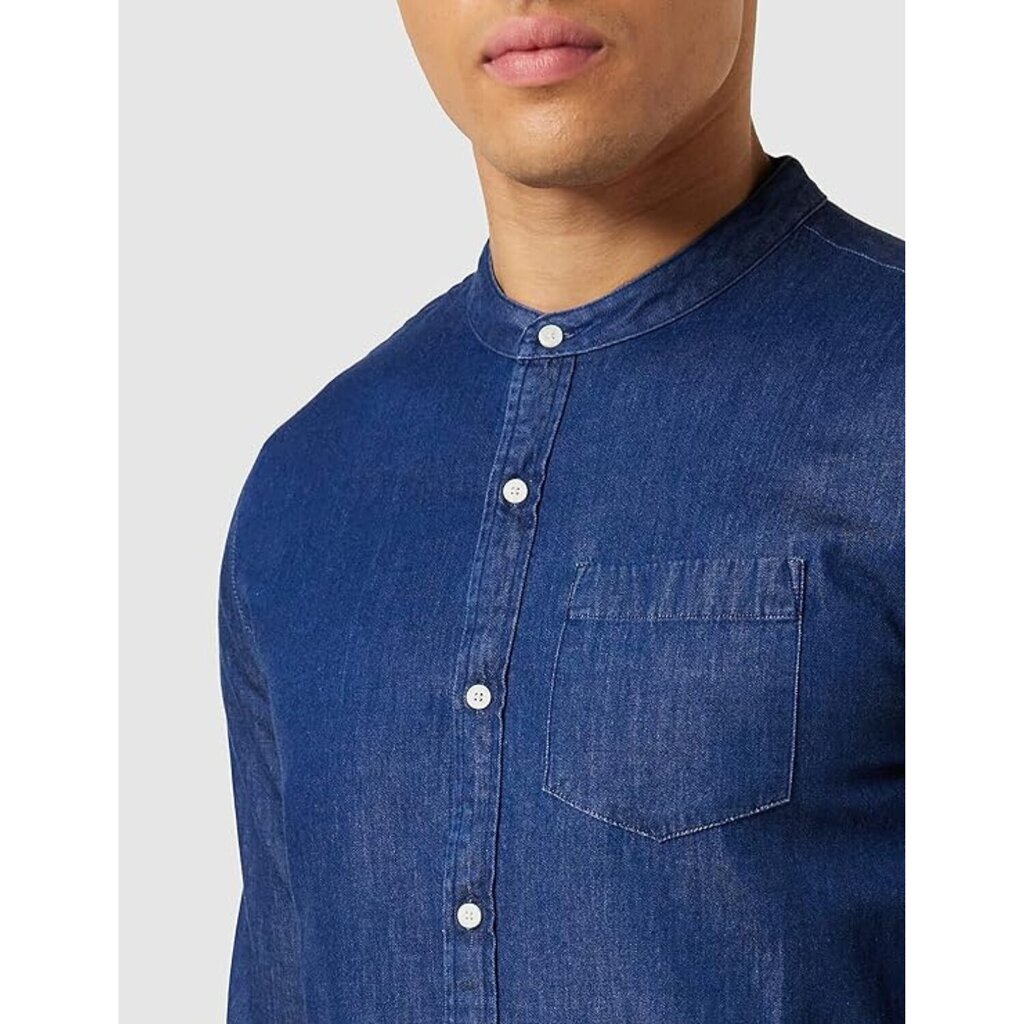 Meeste Superdry Studios Chambray Grandad tavaline särk hind ja info | Meeste särgid ja triiksärgid | kaup24.ee