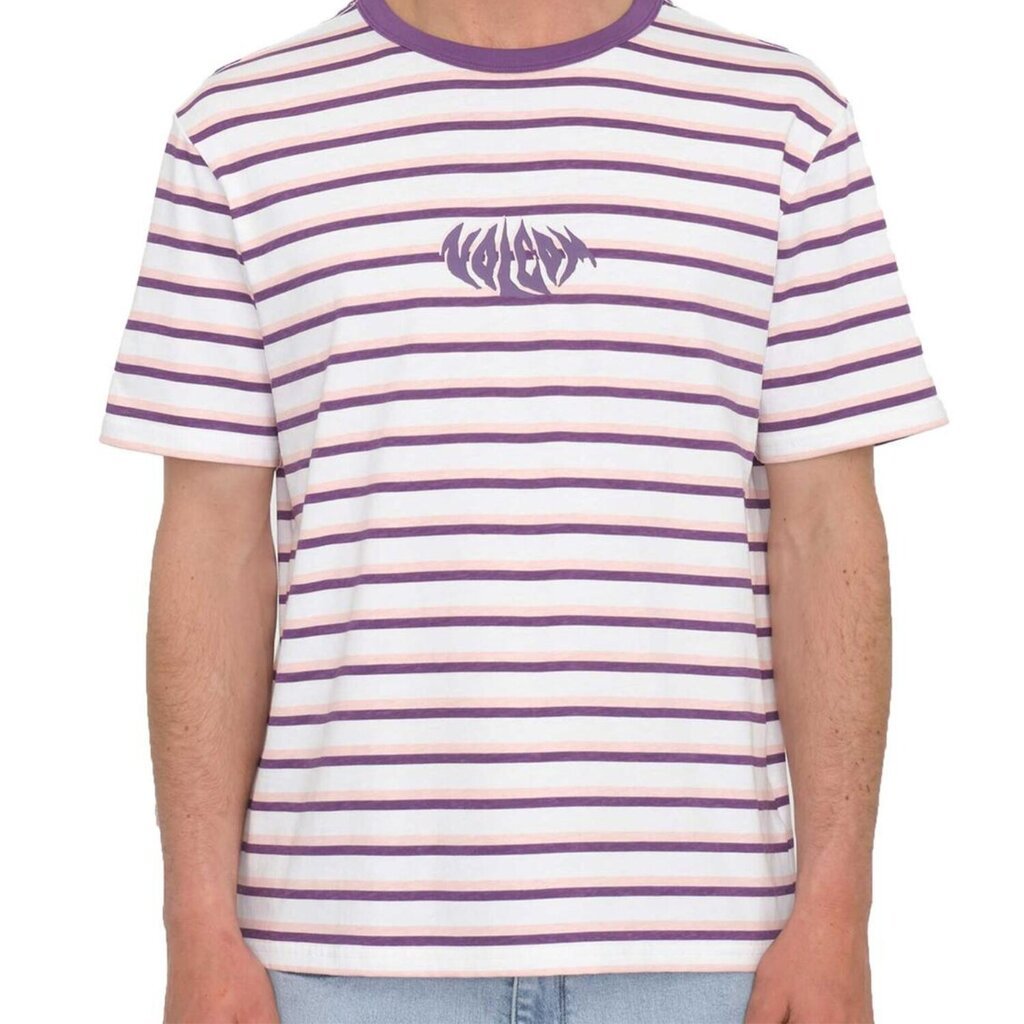 Volcom meeste Rayeah Stripes puuvillane t-särk цена и информация | Meeste T-särgid | kaup24.ee