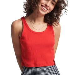 Superdry naiste Vintage Crop Strapless T-särk kollane цена и информация | Женские футболки | kaup24.ee