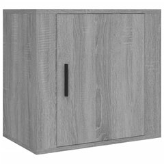 vidaXL seinale kinnitatav öökapp, hall Sonoma tamm, 50x30x47 cm цена и информация | Прикроватные тумбочки | kaup24.ee