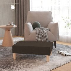 vidaXL jalapink, tumepruun, 78 x 56 x 32 cm, kangas цена и информация | Кресла-мешки и пуфы | kaup24.ee