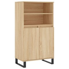 vidaXL kõrge kapp, pruun, 60 x 36 x 110 cm цена и информация | Комоды | kaup24.ee